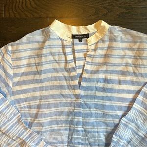 LAFAYETTE 148 linen beach shirt